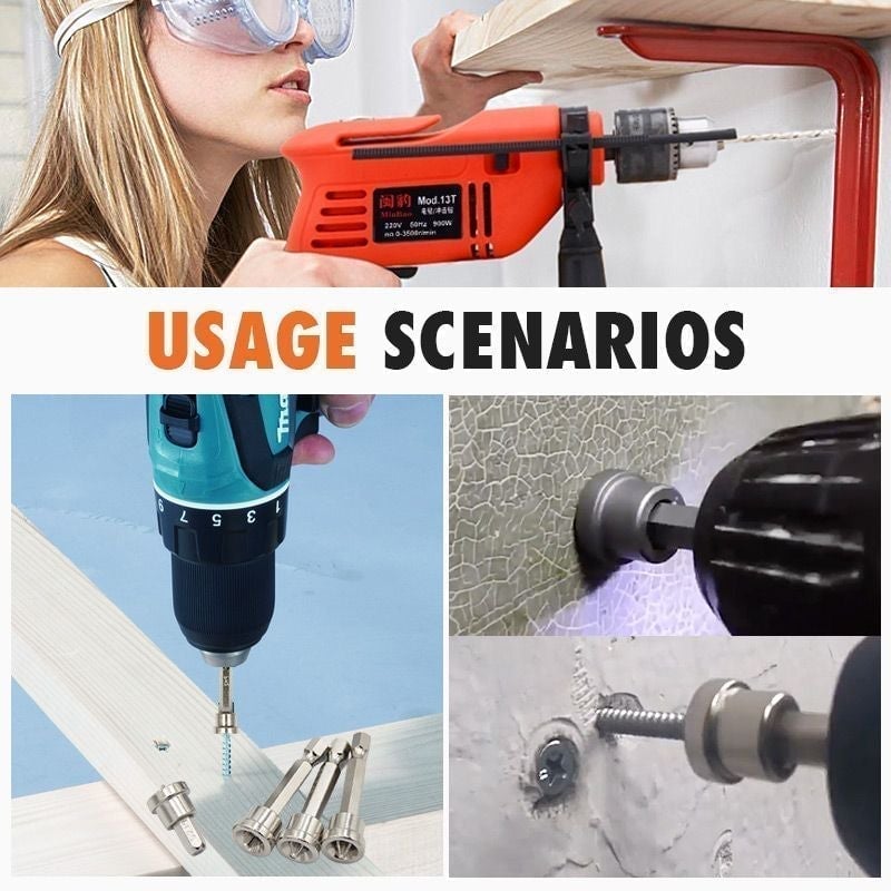 HexiSet™ – Magnetic Depth-Control Screwdriver 5 Bits (50% Off)