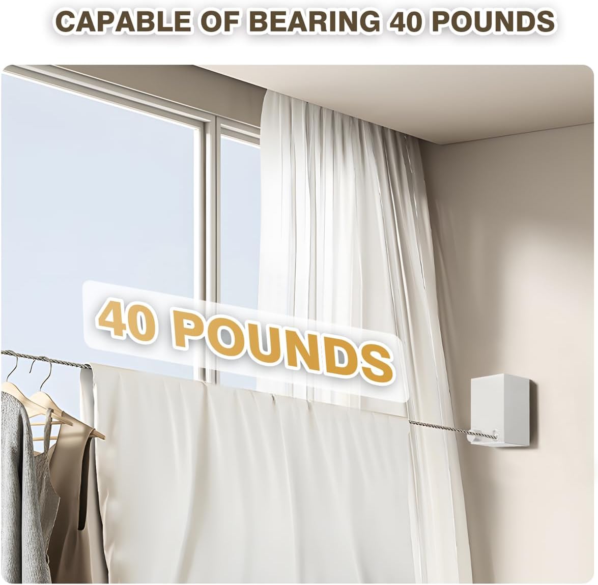 Velastra™ – Retractable Clothesline for Space-Saving Drying (50% Off)