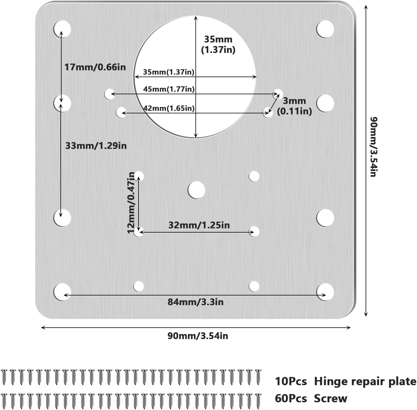 Cabinix™ – Stainless Steel Hinge Repair Kit (40% Off)
