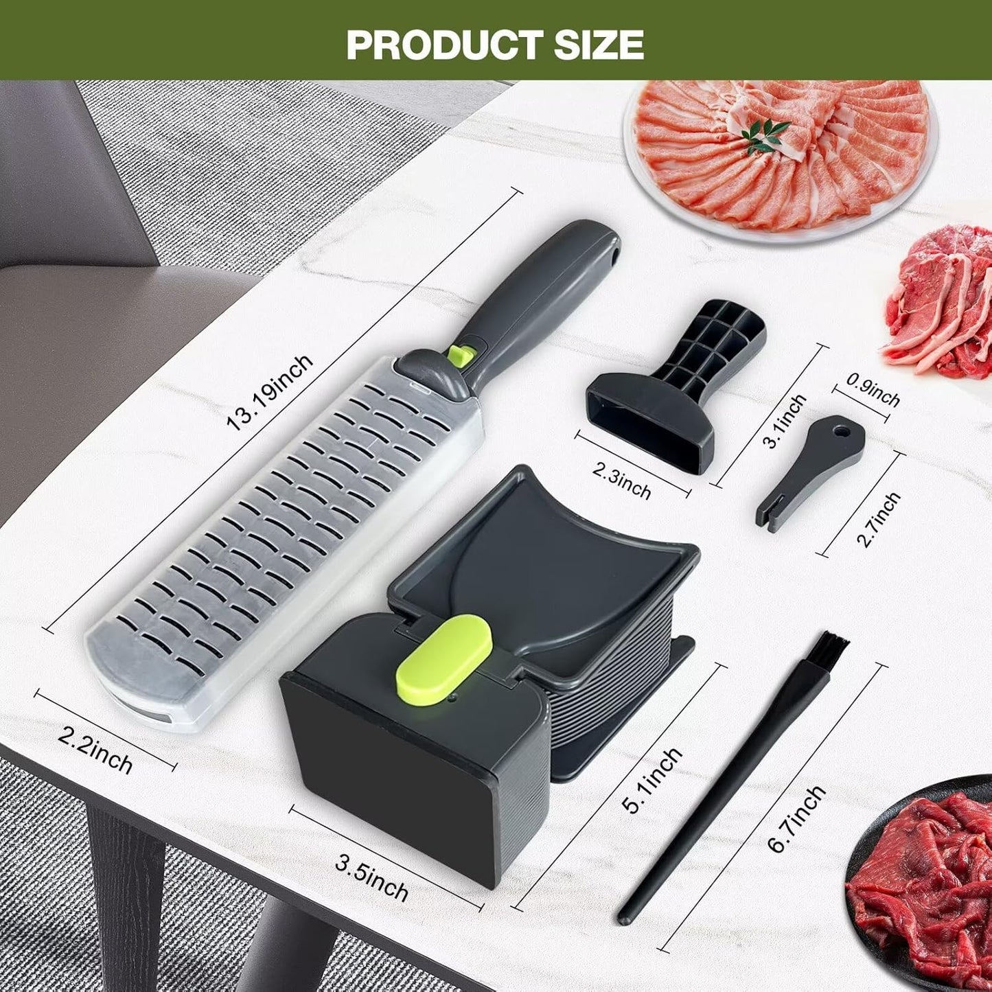 SliceSmith™ - Fresh Meat Cutter for Easy Slicing Set
