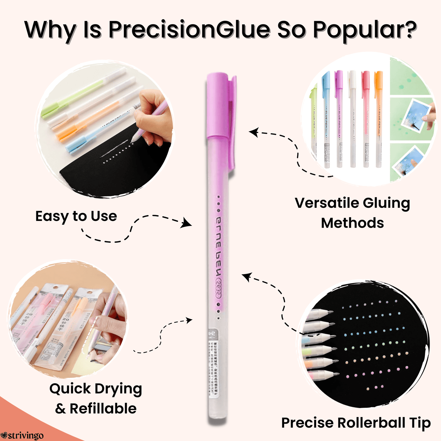 PrecisionGlue™ – Roller Tip Glue Pen (50% Off)