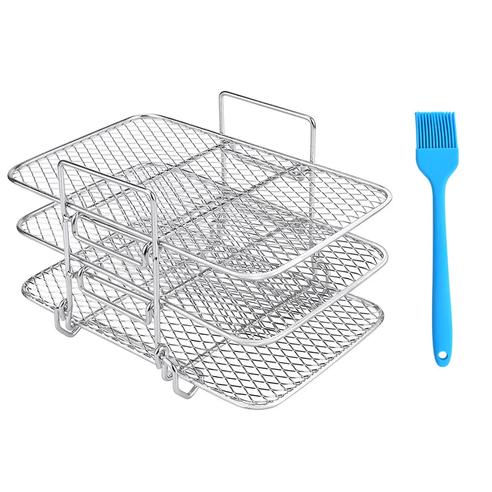 Cravell™ – Stackable Cooking Rack for Even Air Frying (50% Off)