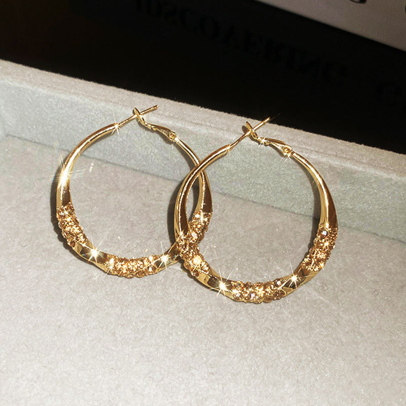 Zirenza™ - Elegant Zirconia Hoop Earrings (50% Off)