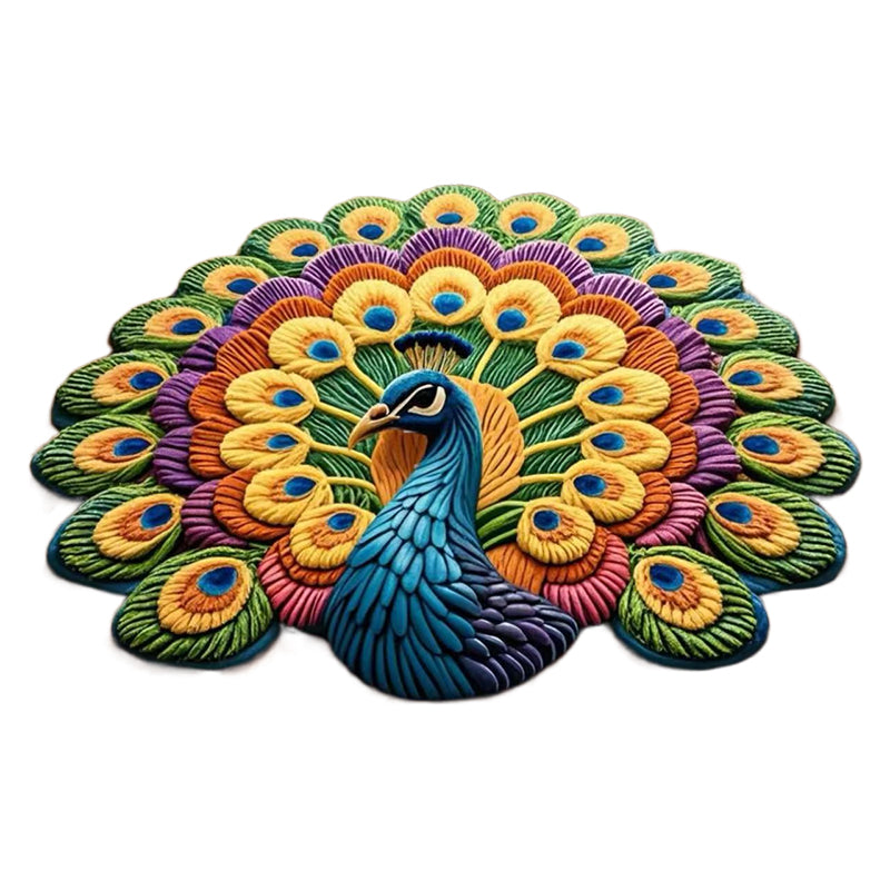 Caurelle™ – Elegant Non-Slip Peacock Mat (50% Off)
