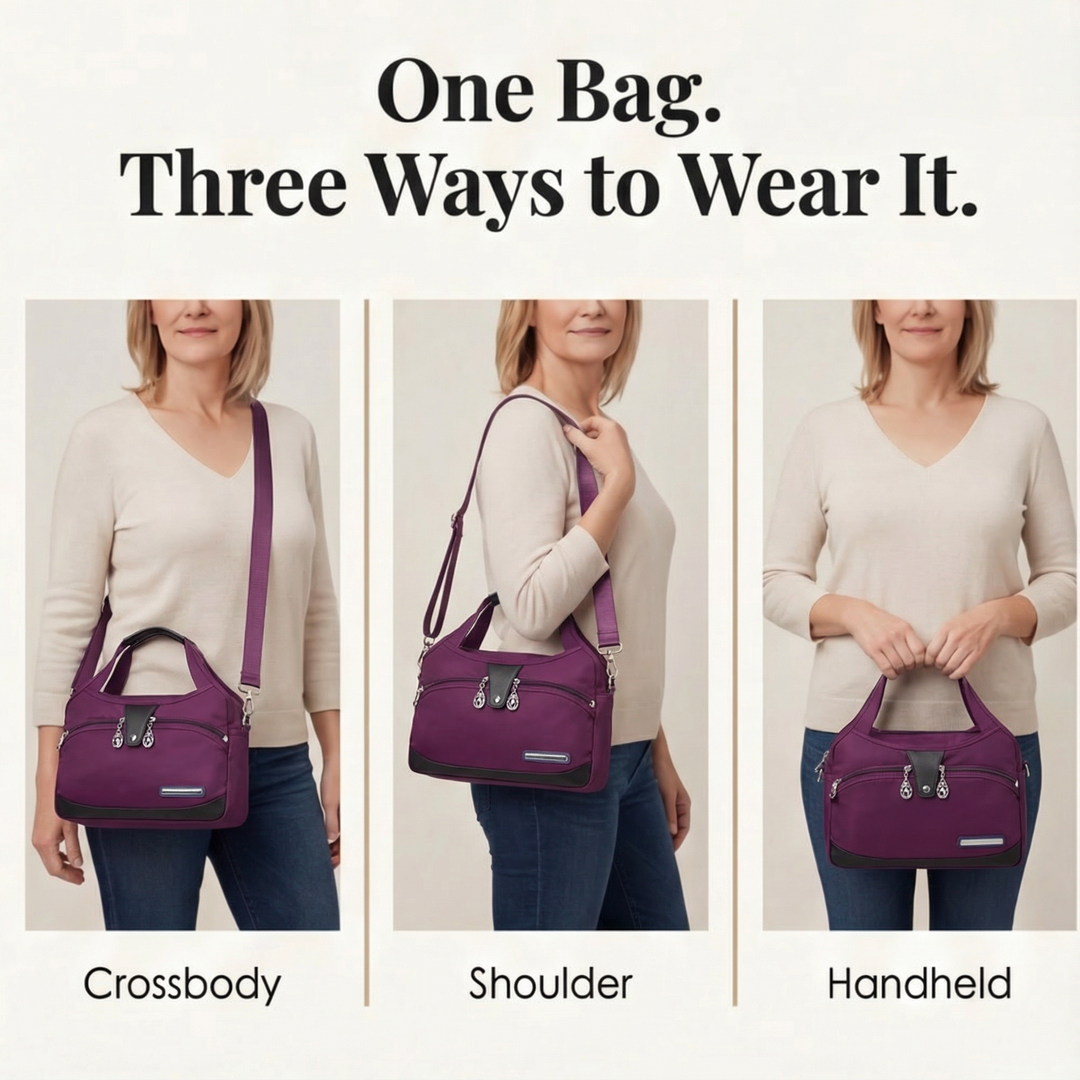 CARREAU™ - Multi Pocket Crossbody Bag