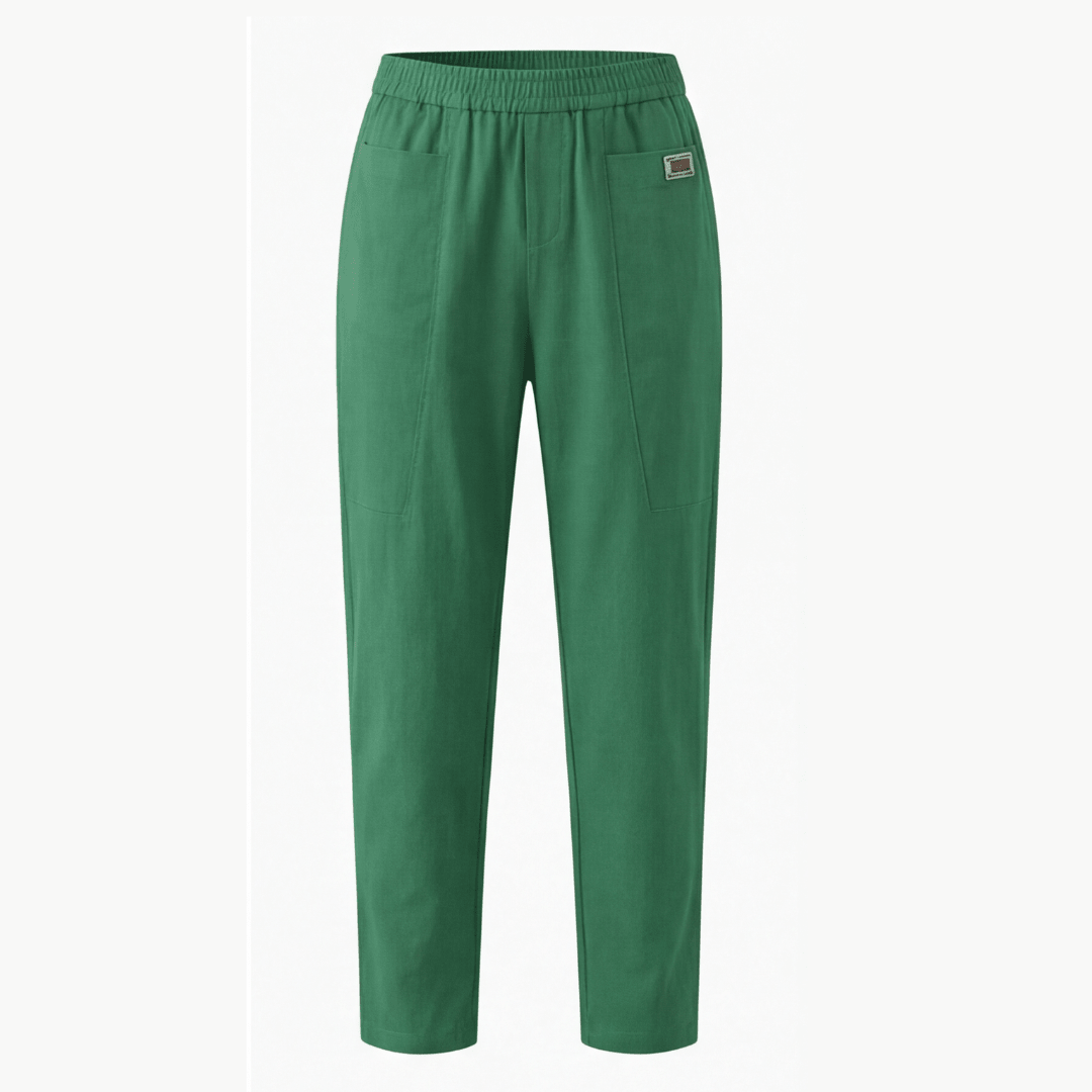 Linara™ – Cotton Linen Tapered Pants