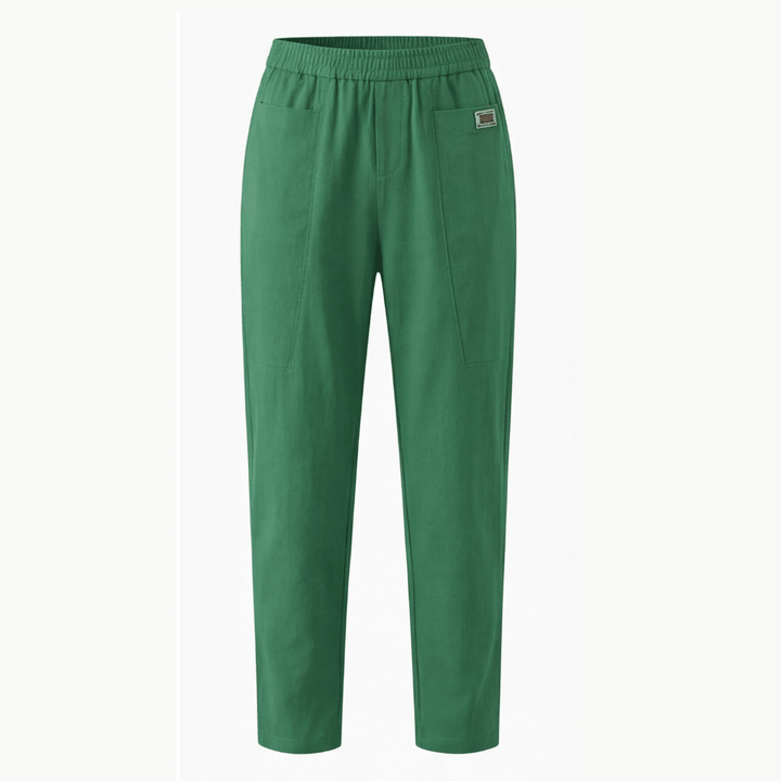 Linara™ – Cotton Linen Tapered Pants