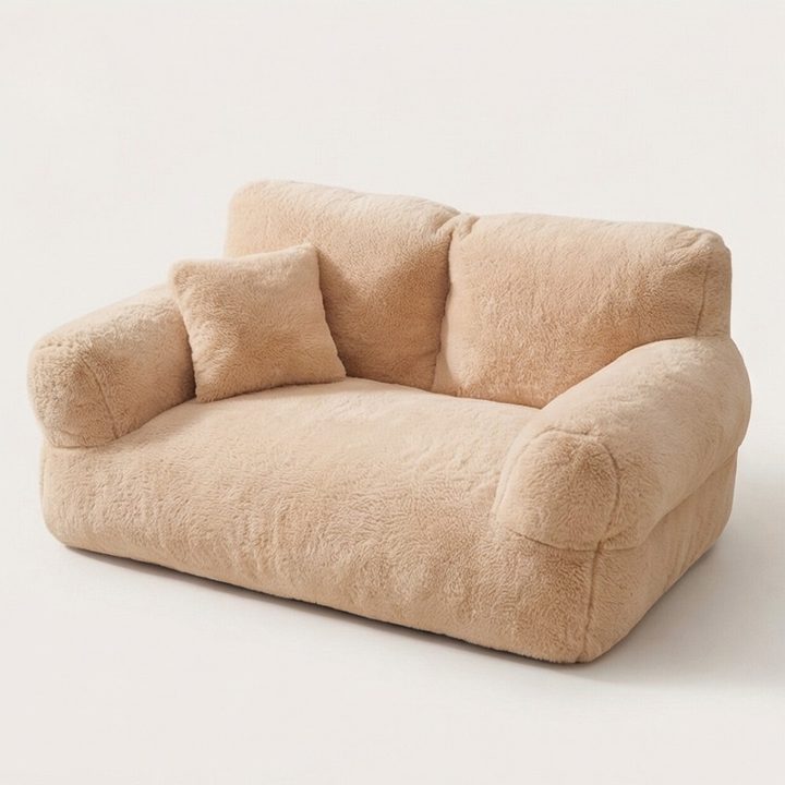 Pawluna™ – Plush Pet Sofa with Washable Cover