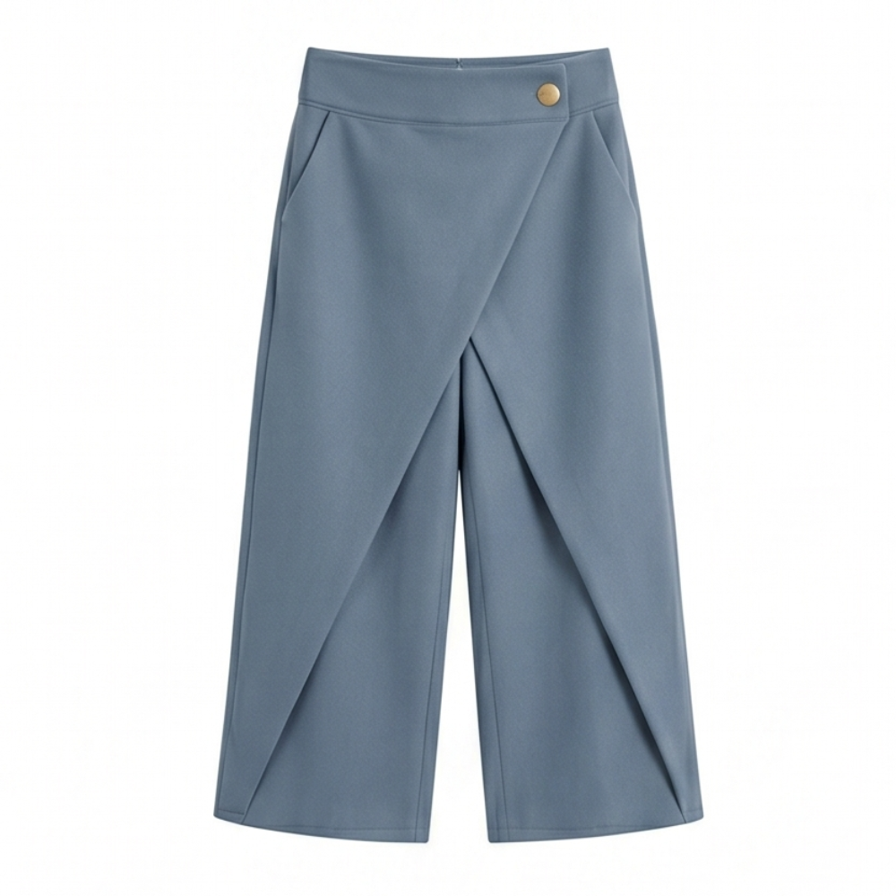 Lunavia™ – Wrap-Front Wide-Leg Pants