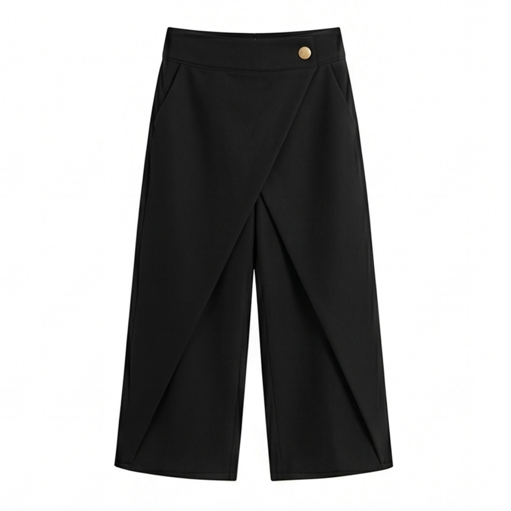 Lunavia™ – Wrap-Front Wide-Leg Pants