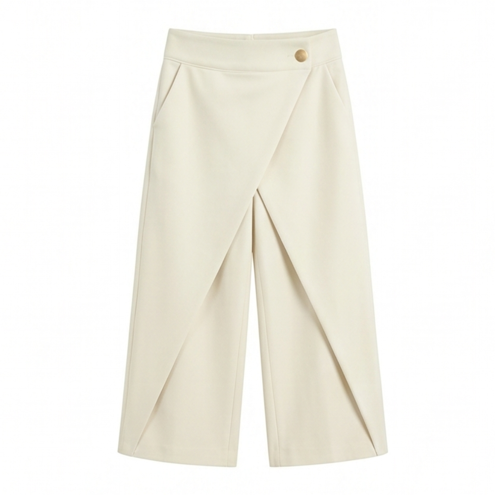 Lunavia™ – Wrap-Front Wide-Leg Pants