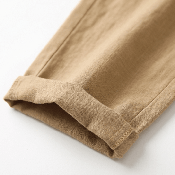 Linara™ – Cotton Linen Tapered Pants