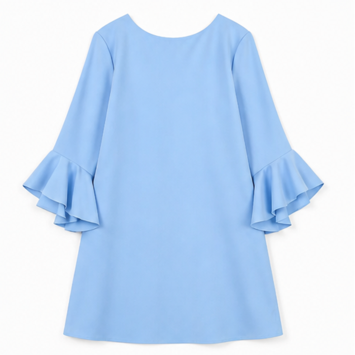 Hilaria™ – Statement Bell Sleeve Mini Dress
