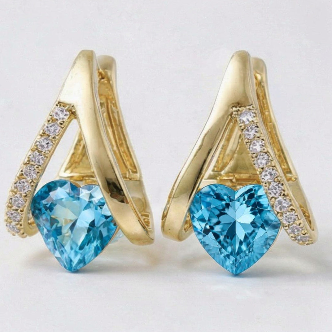 Lunavia™ – V-Frame Heart Earrings
