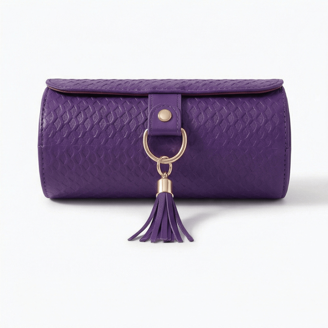 Velora™ – 3 Tier Travel Jewelry Roll