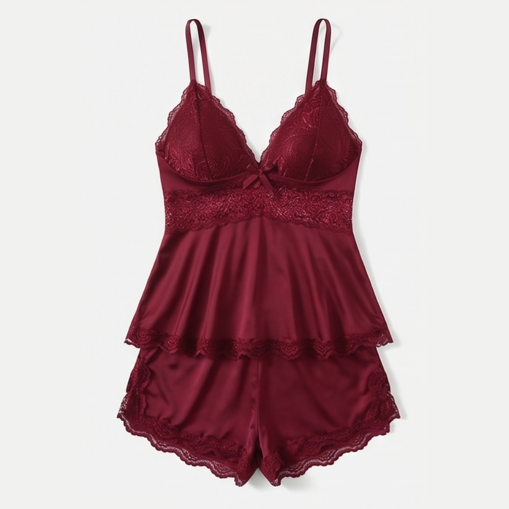 Lunella™ Tiered Lace Cami Pajama Set