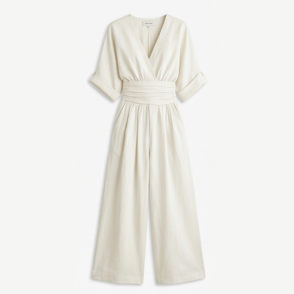 Olyara™ – Elegant Wrap Jumpsuit