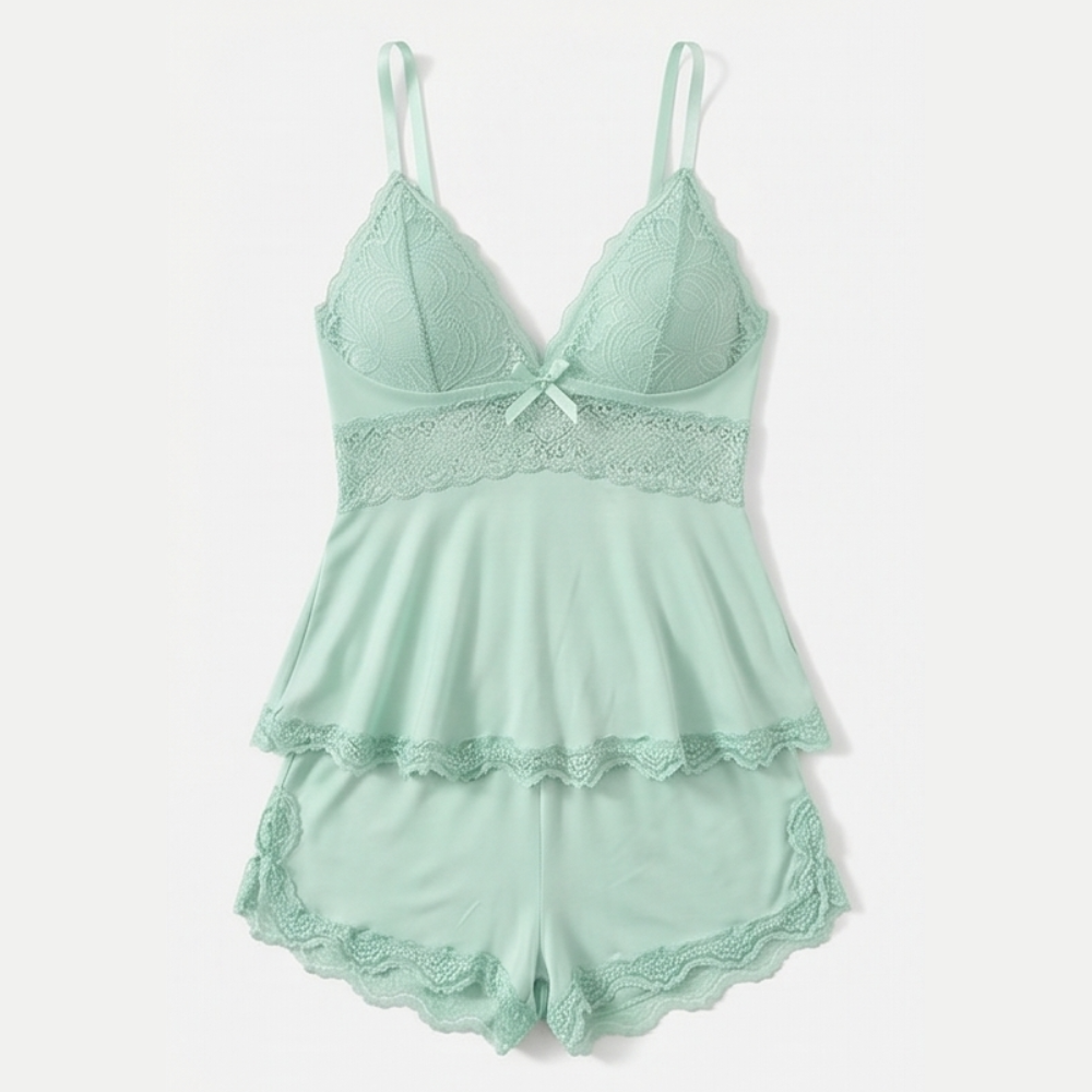 Lunella™ Tiered Lace Cami Pajama Set