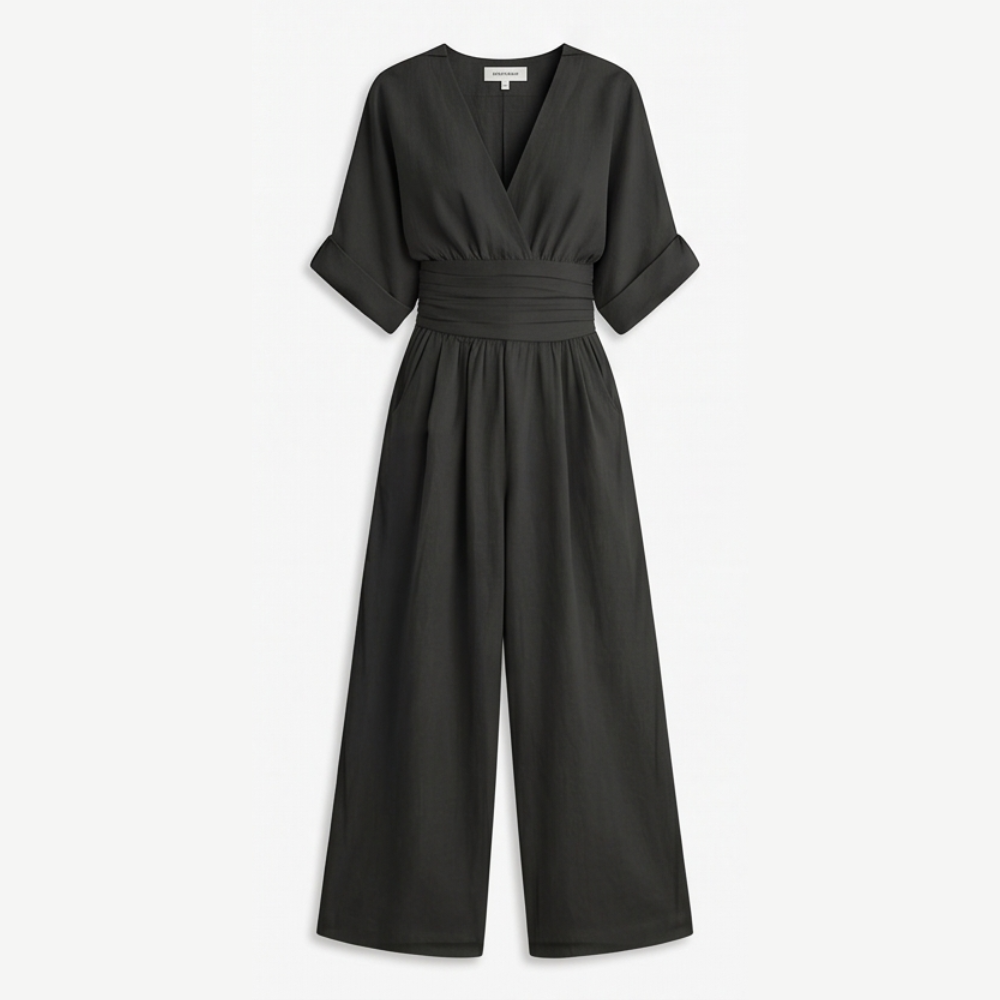 Olyara™ – Elegant Wrap Jumpsuit