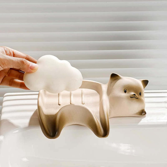 CasaMew™ – Whimsical Siamese Dish for Soaps (50% Off)