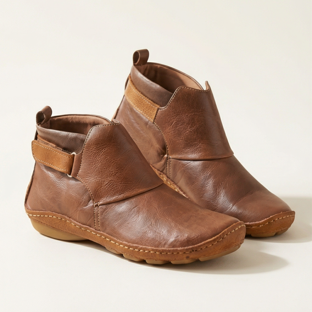 Solena™ Adjustable Ankle Boots for Sensitive Feet