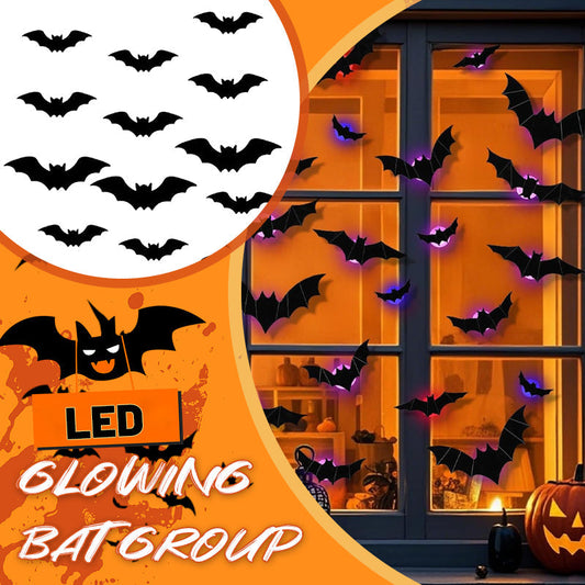 Batlit™ – 16Pcs  LED Bat Group Wall Lights  (50% Off)