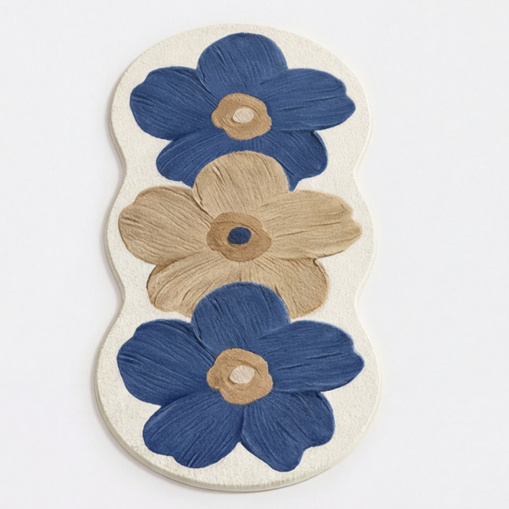 Bloomora™ — Sculpted Floral Accent Rug