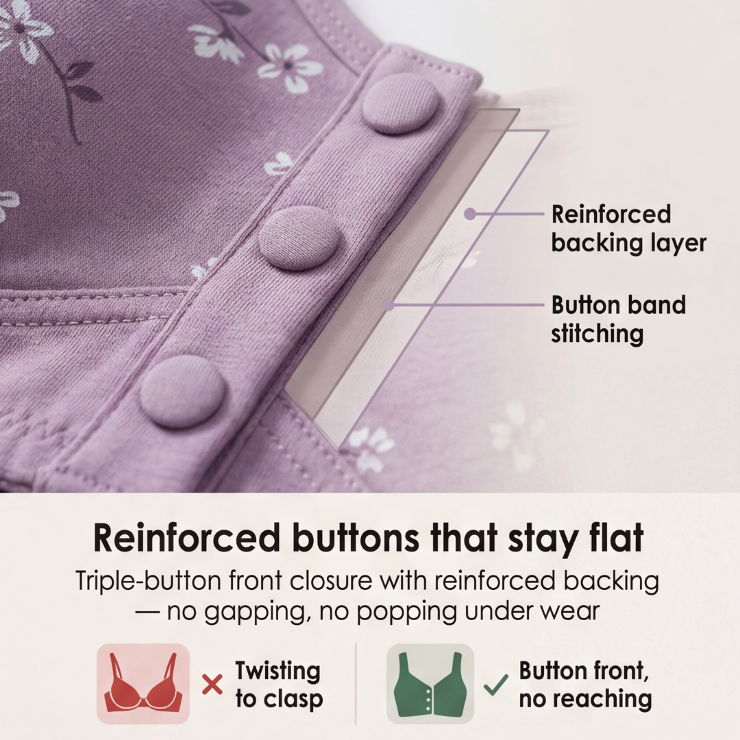 DaisyBra™ – Wireless Front Closure Comfort Bra