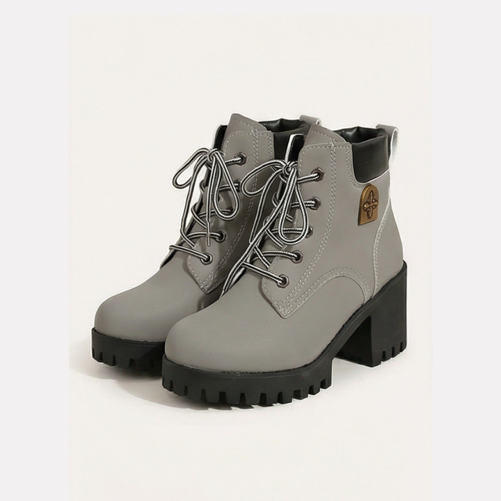 Stridara™ Lightweight Chunky Platform Combat Boot