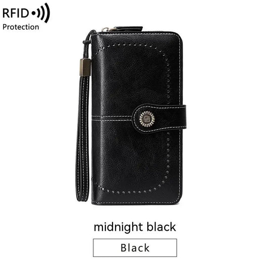 Aureden™ – Compact RFID Wallet with 24-Card Storage (50% Off)