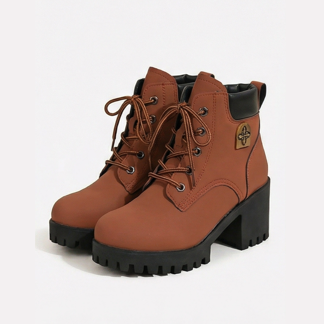 Stridara™ Lightweight Chunky Platform Combat Boot