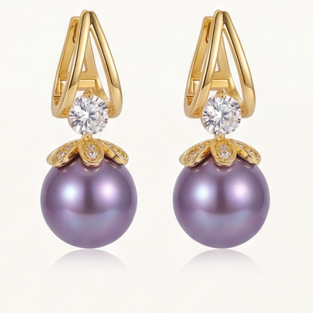 Florenza™ Sparkling Pearl Drop Earrings