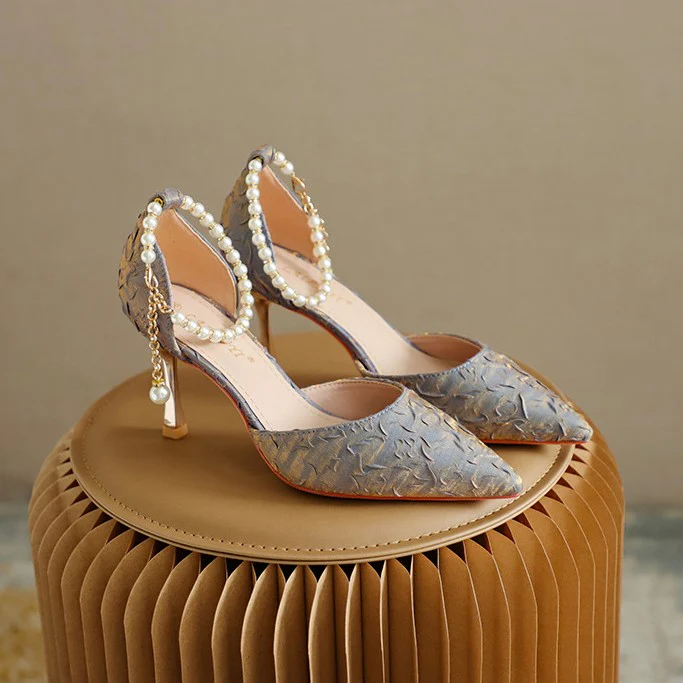 Amelise™ – Patent Pointed Toe Stiletto Heels