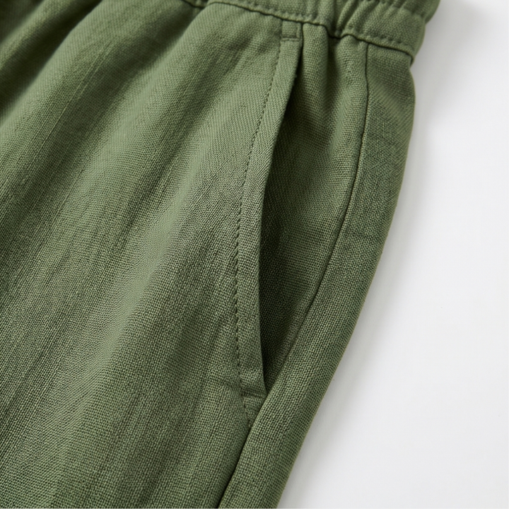 Lirenza™ – Soft Linen Ankle Pants for Everyday Wear