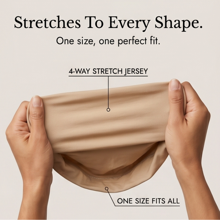 Solenna™ – Soft Stretch Turban Cap