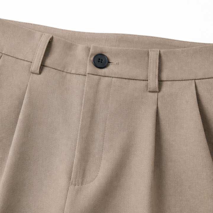 Velora - Women's High-Waist Wide-Leg Trousers with Pockets