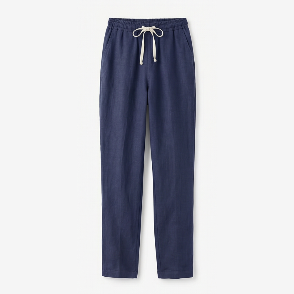 Lirenza™ – Soft Linen Ankle Pants for Everyday Wear