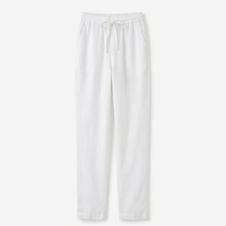 Lirenza™ – Soft Linen Ankle Pants for Everyday Wear