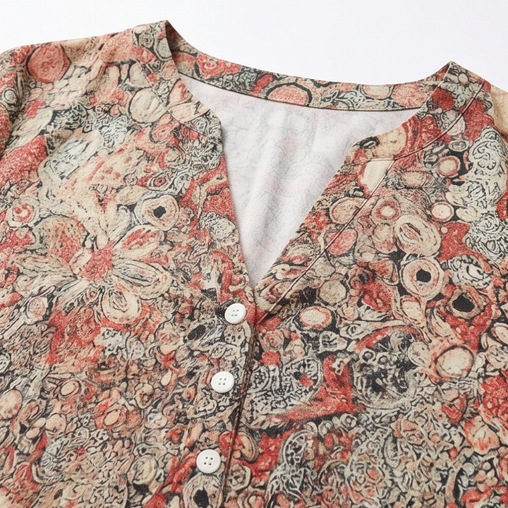 Lirenne™ – Flattering Floral Midi Dress with Pockets