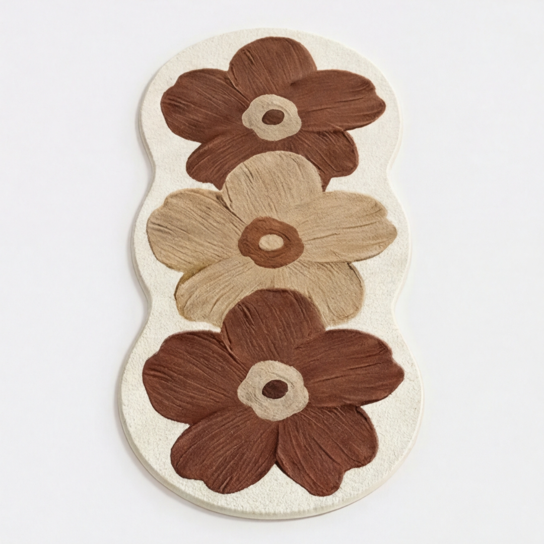 Bloomora™ — Sculpted Floral Accent Rug