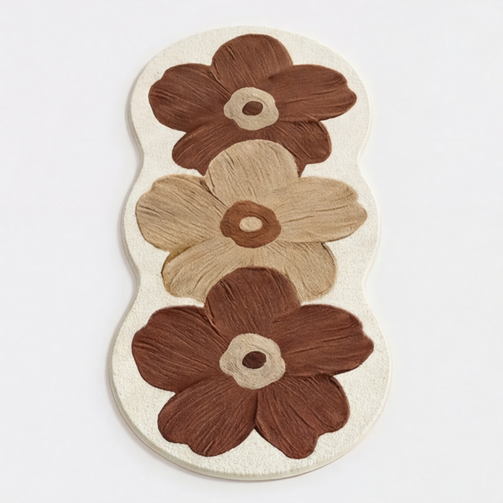 Bloomora™ — Sculpted Floral Accent Rug