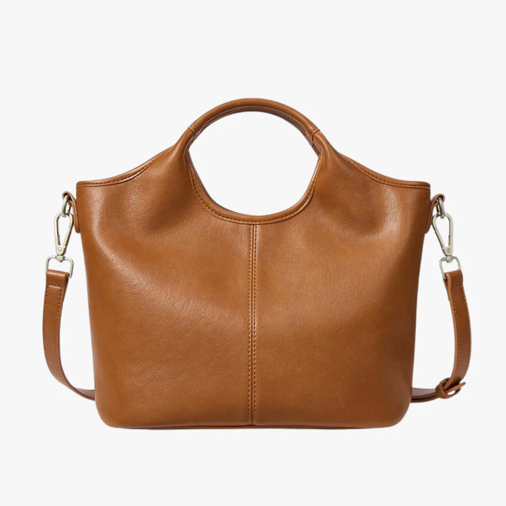 Halona™ – Sculpted Soft Leather Tote