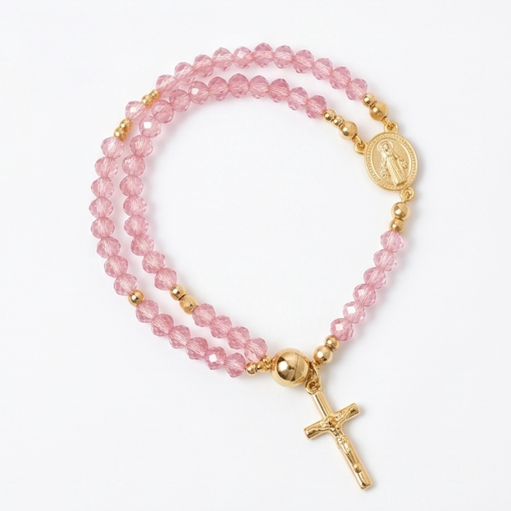 Belluna™ – Double Wrap Rosary Bracelet