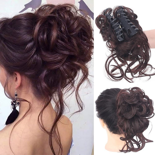Lunisse™ – Elegant Curly Bun Hair Clip (1+1 Free)