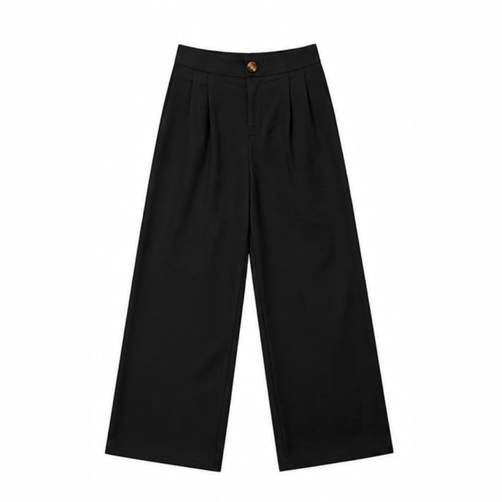 Lunavia™ – High-Waist Wide-Leg Drape Trousers
