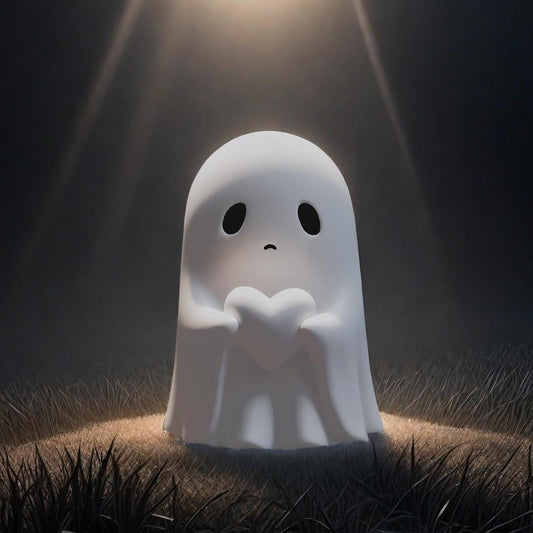 Boohoo™ – Handmade Cheeky Ghost Statue (2+1 Free)