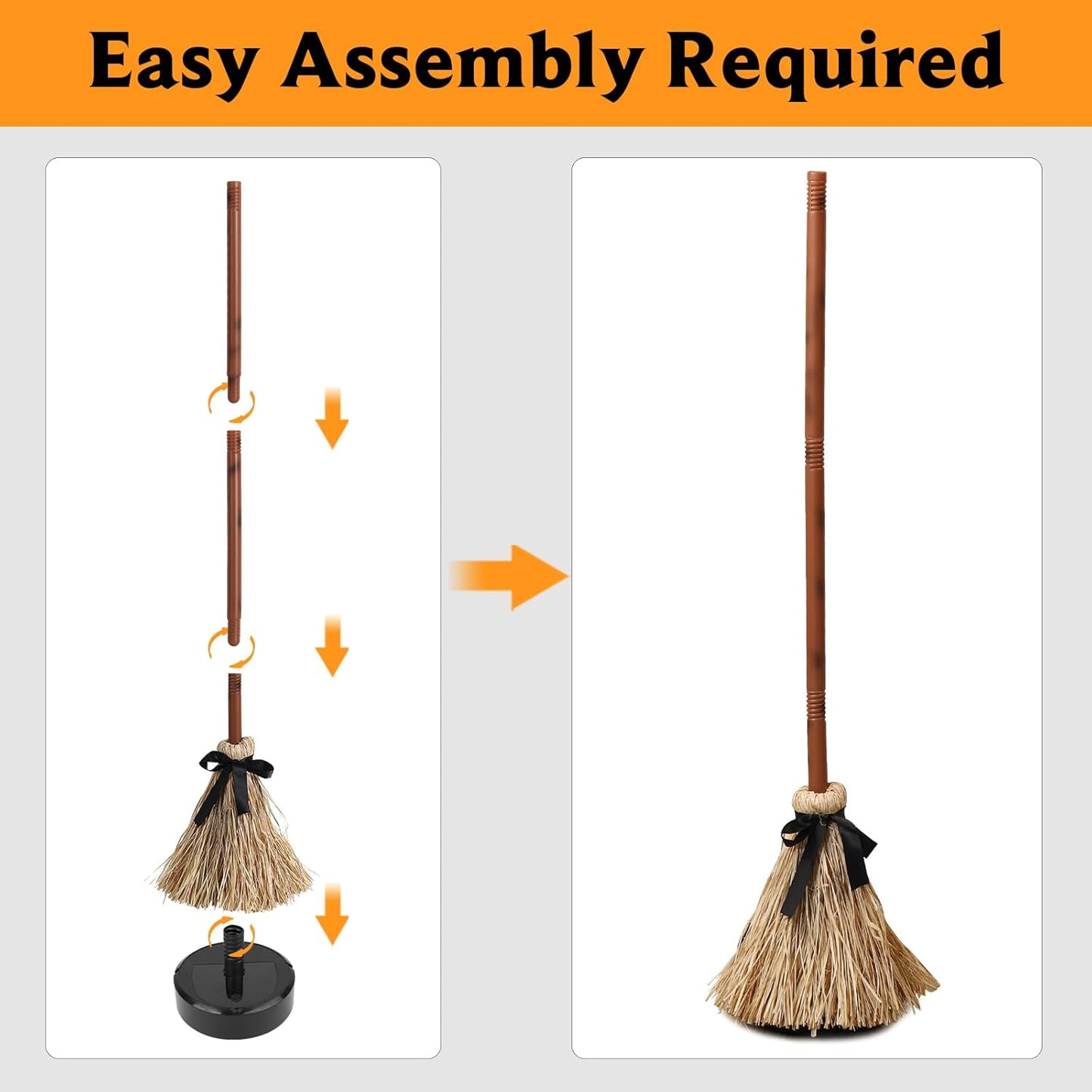 SpellSweep™ – Floating Witch’s Dancing Broom Decor (50% Off)