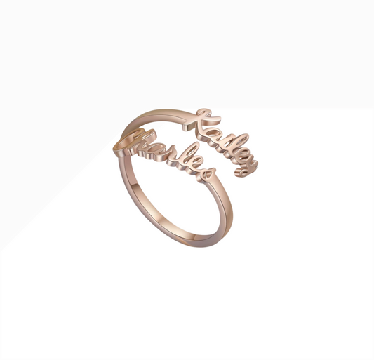 Aurelya™ – Customized Name Ring (50% Off)