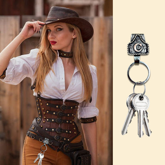 Rodeaux™ – Western Initial Key Clip (50% Off)