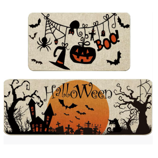 HauntHom™ – Halloween Kitchen Mat Set  (50% Off)